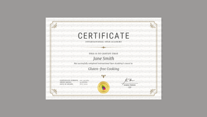 Certificate of Achievement